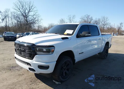 2021 Ram 1500 Big Horn 4X4 5'7 Box z USA, uszkodzony, nr VIN 1C6SRFFT7MN620864